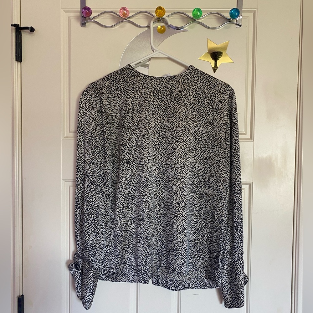 Cheetah Print Blouse